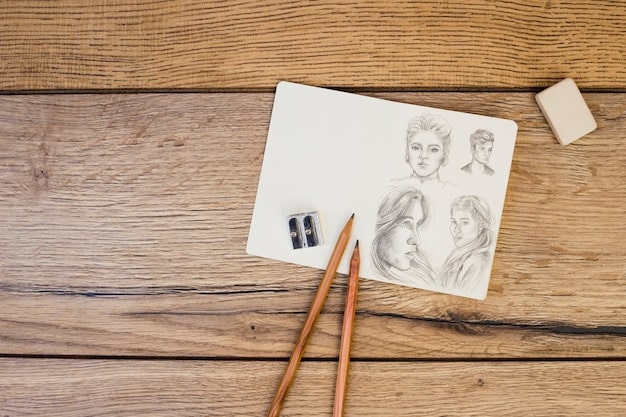 A side-by-side comparison of the artist's early sketches and final inked panels, showcasing the evolution of their art style and attention to detail.
