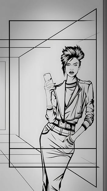A beautifully drawn manga panel showcasing intricate details and expressive character emotions. The panel layout is dynamic and engaging.
