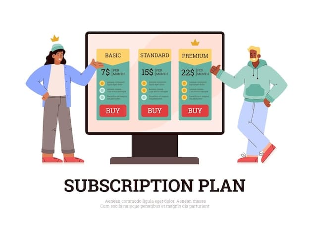 A comparative infographic or chart presenting the pricing tiers for Crunchyroll, Hulu, Netflix, and Amazon Prime Video, highlighting key features and differences in each subscription plan.