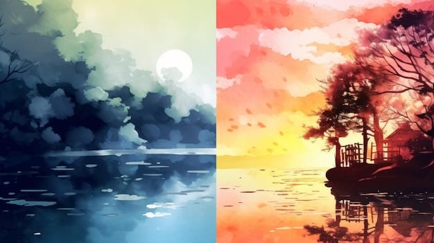 Two contrasting scenes: on the left, a scene from a shonen manga with highly stylized action lines, speed effects, and exaggerated character poses; on the right, a seinen manga scene with realistic background details, subtle character movements, and natural lighting.