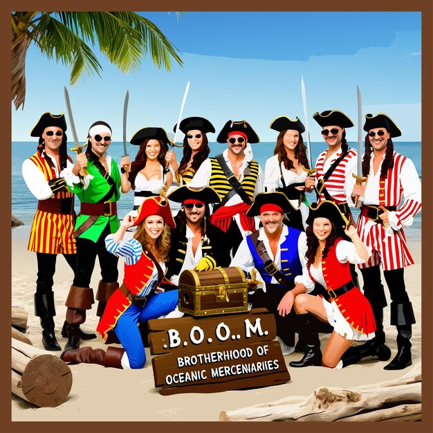 The Straw Hat Pirates from One Piece, raising their arms in victory, symbolizing the power of teamwork and camaraderie in overcoming obstacles.