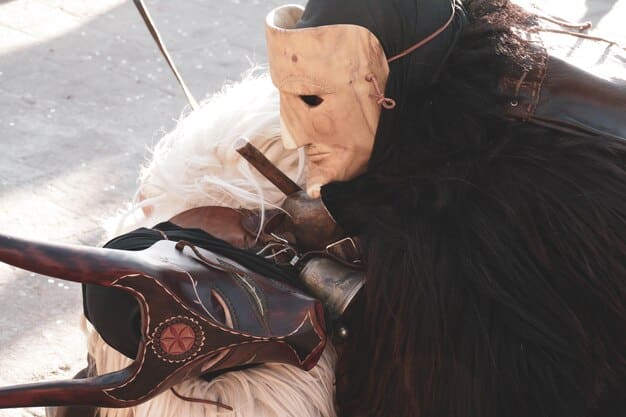 Close-up shot of a cosplayer meticulously painting details onto a pair of boots. The focus is on the precision of the brushstrokes and the transformation of the plain boots into intricate, character-specific footwear.